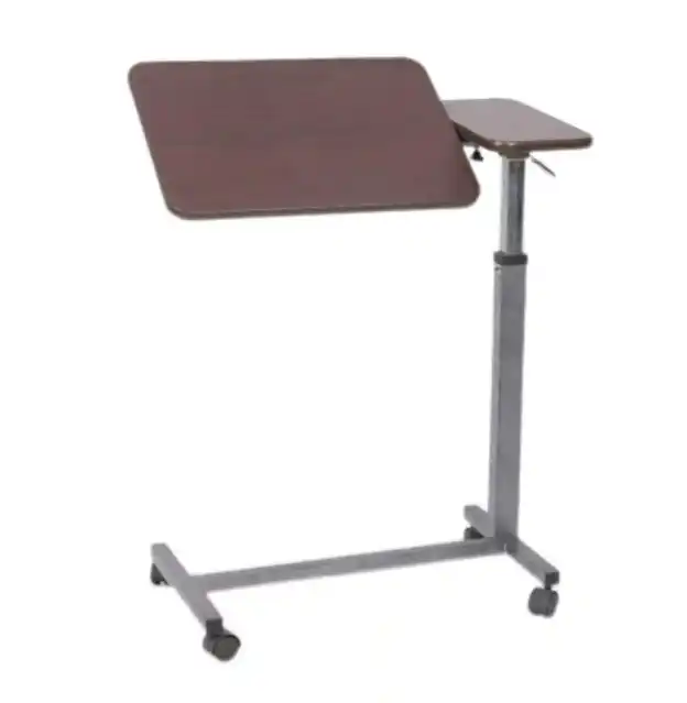 Adjustable Over Bed Table Convenient for Hospital Patient Daily Use